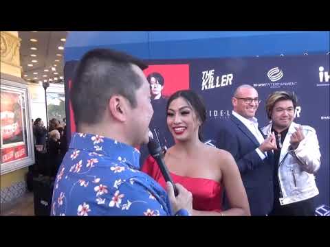 Didi Caneda Red Carpet Interview at the American Premiere of The Killer