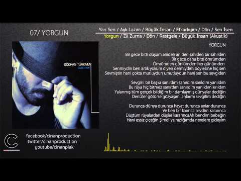 Gökhan Türkmen  - Yorgun  (Official Lyric Video)  ✔️