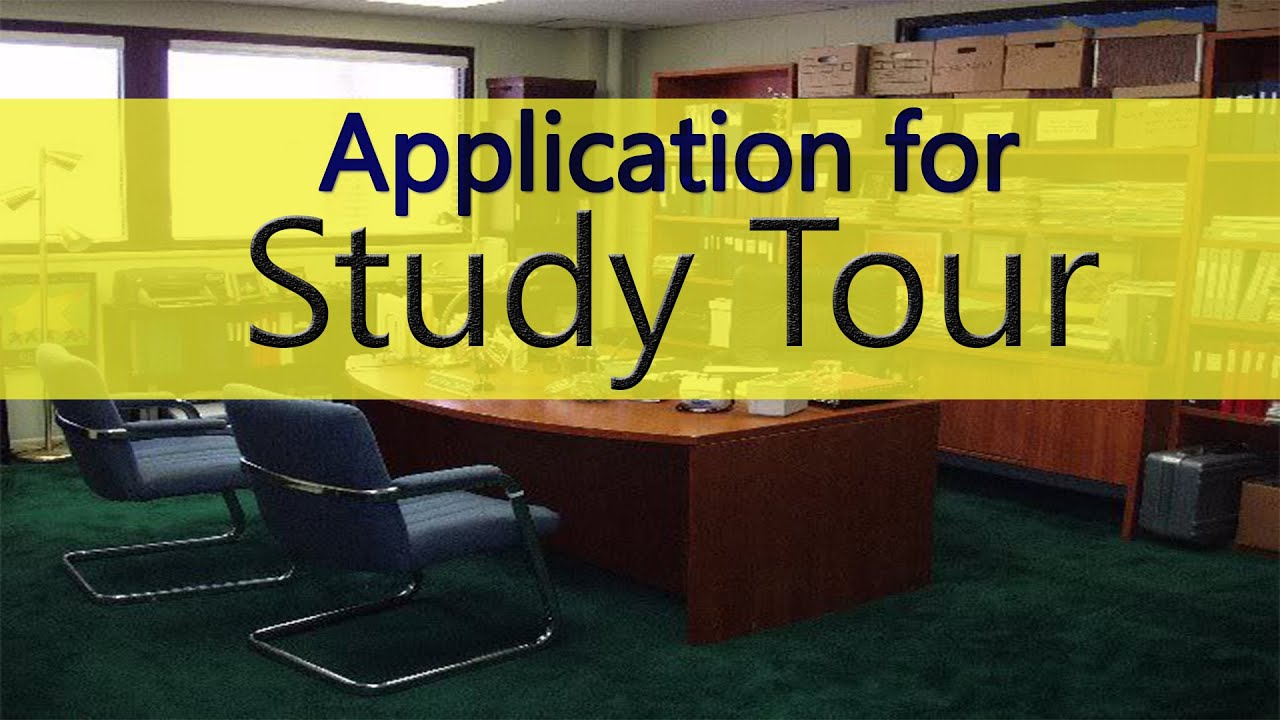 application study tour