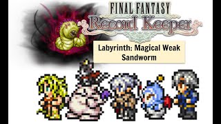 FFRK Labyrinth Nexus S1G2 Sandworm (magic weak sub-30)