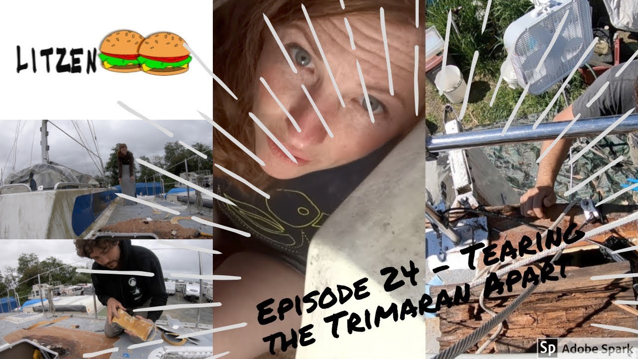 Moving onto a Trimaran Sailboat from out Tiny Home (Ep.24 Sailing w/the Litzenbergers)
