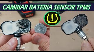 Se puede cambiar la bateria de sensor TPMS❔ (prueba real)