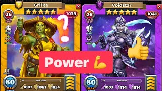 Empires & Puzzles Hero Analysis : ☀️Grilka 🤨⁉️ & 😈Voidstar ⭐️👍❗️