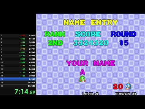 Puzzle Bobble Arcade Speedrun 22 26