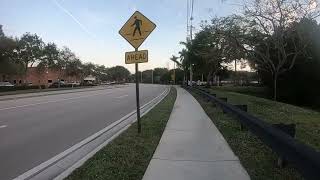 Walking from Broward Mall to The Fountains