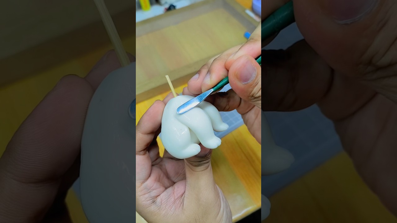 I'm making a chibi dog figure to commemorate my friend's dog. Part 1 of 3! 