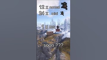 NEW MINI AUTO TURRET ????? HALF DAMAGE #rust #rustshorts #gaming