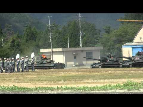 陸上自衛隊　今津駐屯地　観閲行進の準備にかかれ！！　2012