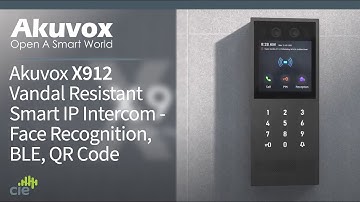 Akuvox X912 Vandal Resistant Smart Door Intercom, Face Recognition & QR Code scanning