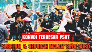 Konvoi Besar-Besaran PSHT‼️No.3 Paling Geden‼️