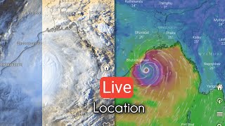 Amphan cyclone live update || Amphan live location updated amphan update news