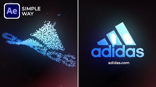 After Effects Tutorial: Particles Logo & Text Animation | Simple Way  No Plugin