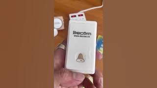 Các loại Chuông cửa không dây chống nước , để ngoài trời , Thương hiệu Decom