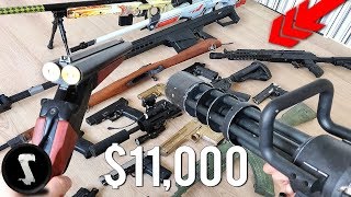 Silo's Crazy $11,000+ Airsoft Weaponry Collection (RARE WEAPONS)