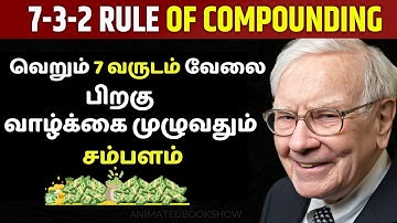 7-3-2 Rule of compounding | 7  Year Investment Plan | How to Become a Crorepati | Animated book show