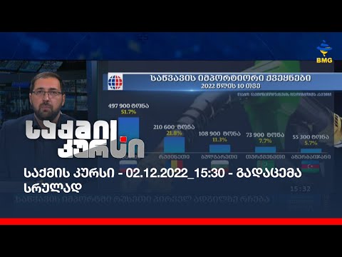 საქმის კურსი - 02.12.2022_15:30 - გადაცემა სრულად
