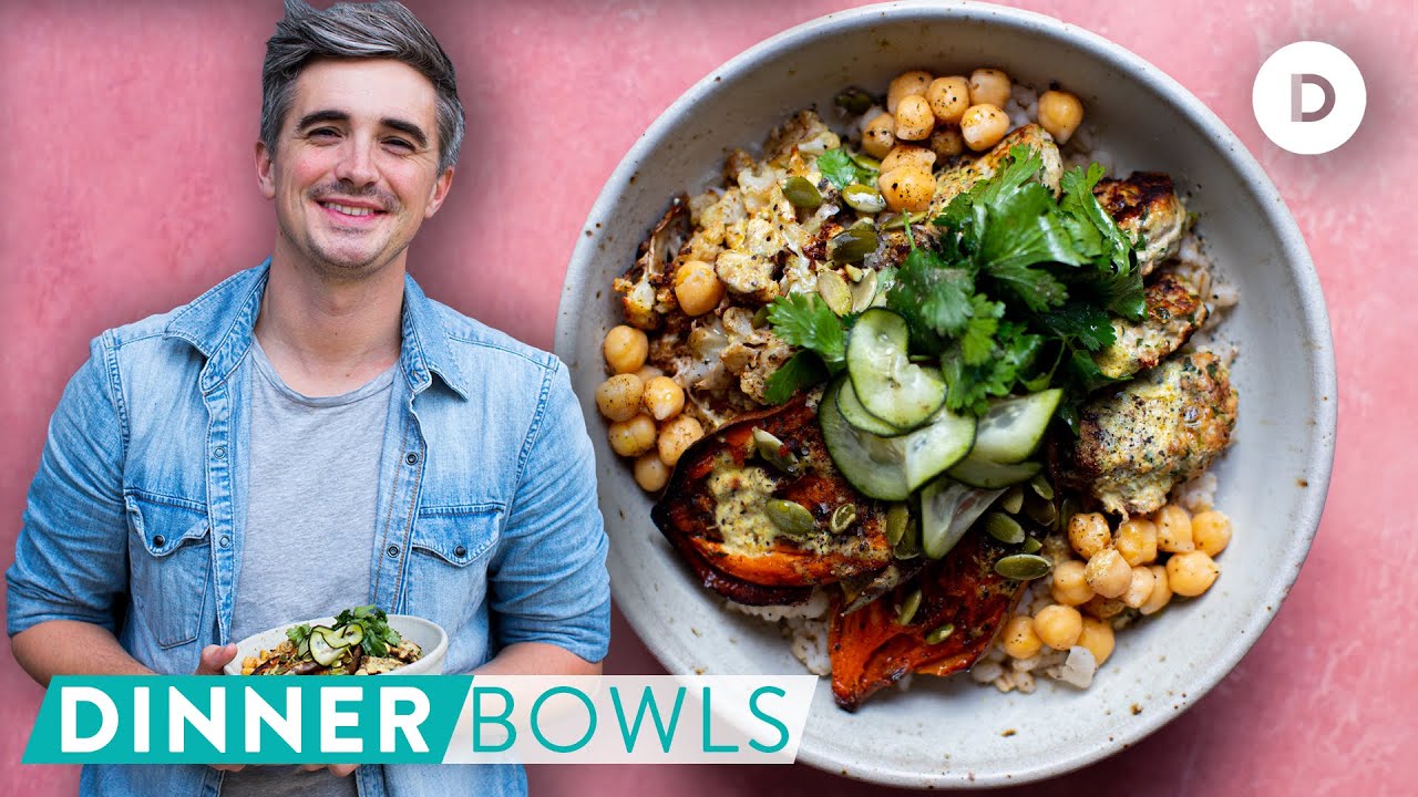 DINNER BOWLS! How to prep multiple ingredients for STRESS-FREE DINNERS