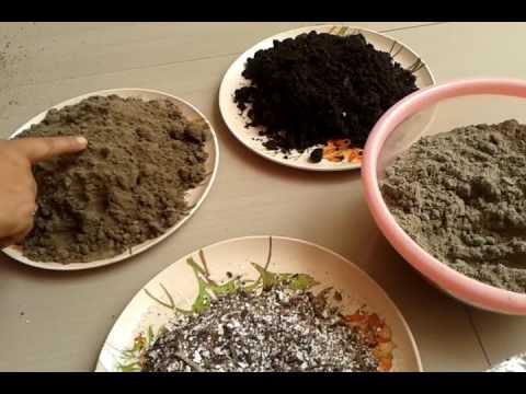 Suitable and well drained soil for the plants in pot and it's procedure ...
