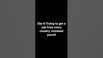 Day 6 of trying to get a sub from every country #shorts #country