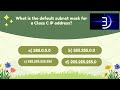 Networking Quiz # shorts  # Ip address #CCNA    #answer it  in comment box