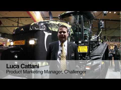 Challenger MT800C track tractor walk-around with Luca Cattani - Day Two, Agritechnica 2011