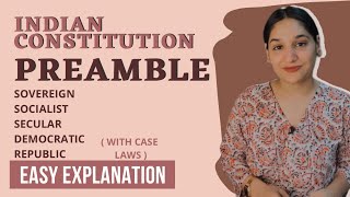 Preamble Of Indian Constitution Is Preamble A Part Of Constitution ? Can Preamble Be Amended ?