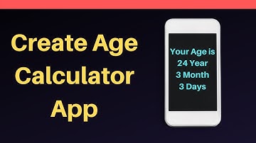 كيفية جعل تطبيق Age Calculator App باستخدام MIT App مخترع
