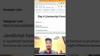 React tutorial -Day 4 #webdevelopment #reactjs #reacttutorial #javascript