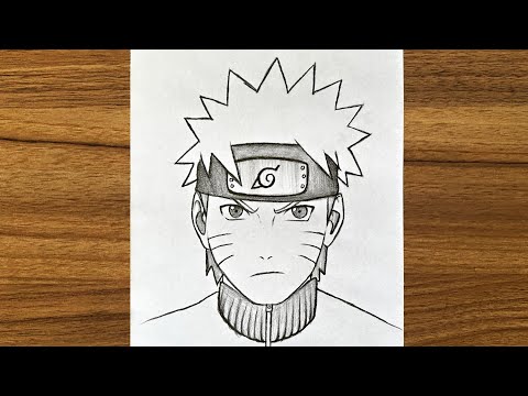 How to draw Naruto step by step || Anime drawing step by step || How to draw anime step by step