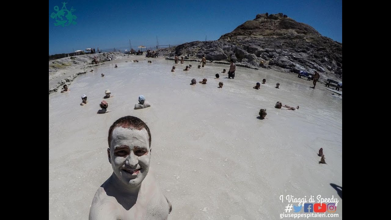 Un tuffo alla "Piscina naturale dei Fanghi” la POZZA dell'Isola di Vulcano (Isole Eolie)