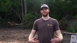 Carson Wentz Gets To Work On His Texas Farm | Grinding Stumps For A Food Plot