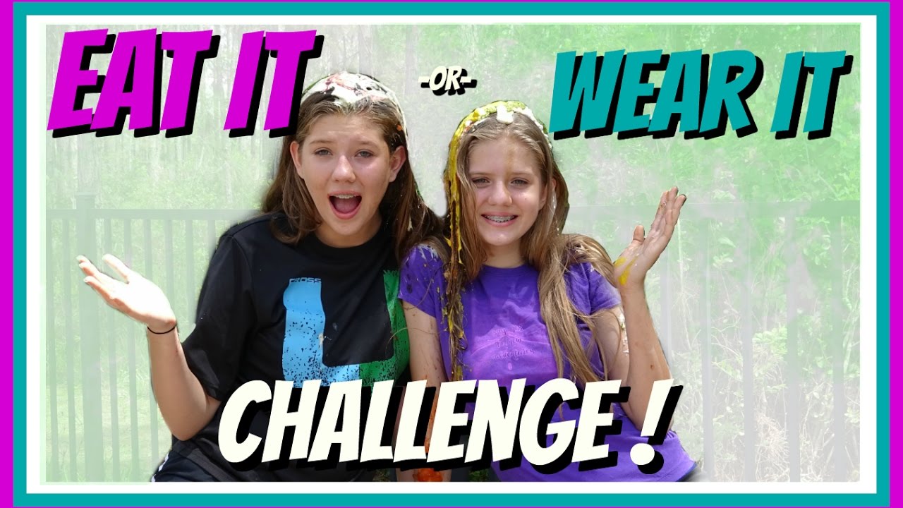EAT IT OR WEAR IT CHALLENGE || Taylor & Vanessa