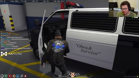 Dundee Steals A Bullet Proof Police Van [NoPixel GTA RP] (CLIP)