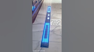 strobo wave text wifi 5 baris #ledstrobo #lampustrobotext