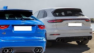 2019 Jaguar F-Pace SVR vs. 2019 Porsche Cayenne Turbo