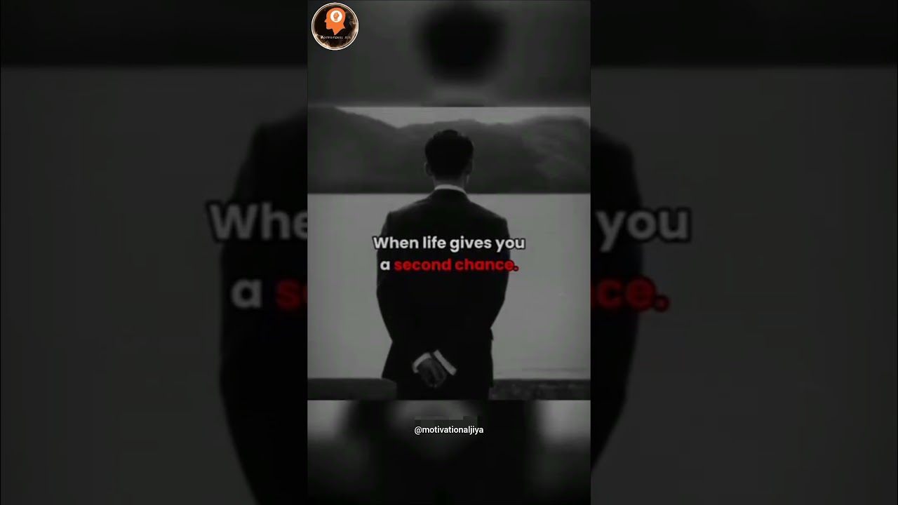 when life give you a second chance. .!!...