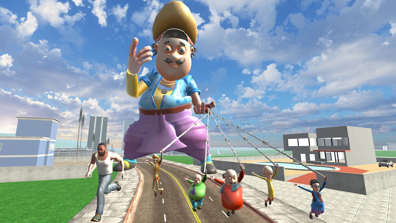 Franklin And Motu-patlu Trapped By AMEZING JON🤐 - Indian Bike Driving Game