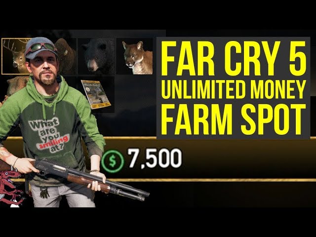 dug Ledig Overskrift Far Cry 5 Money Farm Spot For UNLIMITED MONEY (Far Cry 5 Unlimited Money - Far  Cry 5 making money) - YouTube