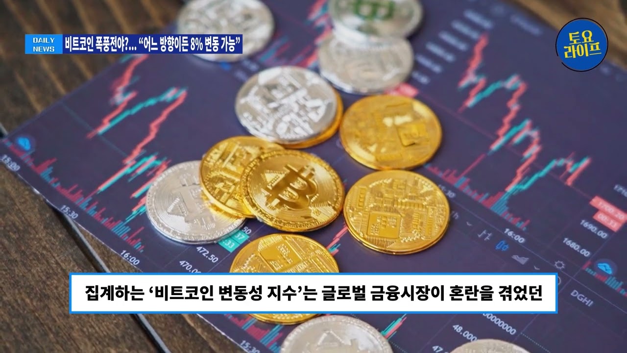영상] 비트코인 폭풍전야?... “어느 방향이든 8% 변동 가능”