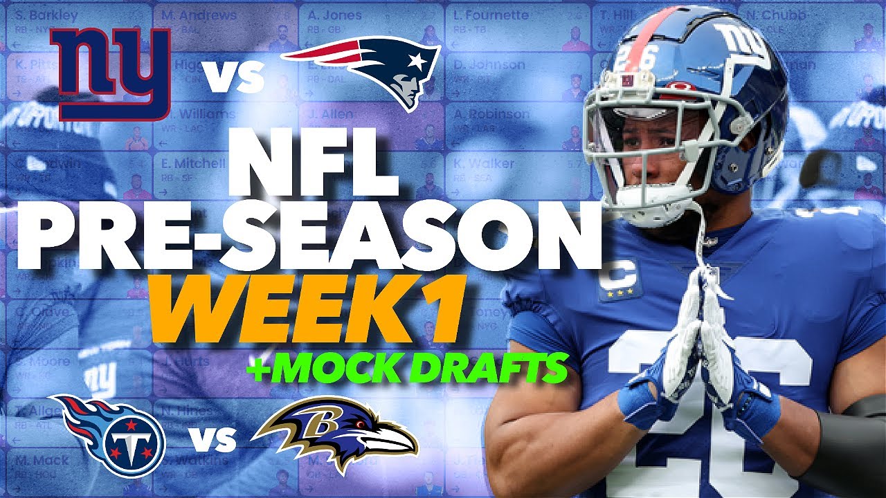 🔴 NFL Preseason Live Stream Preseason Week 1 YouTube