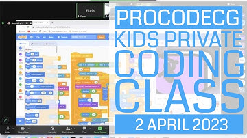 ProCodeCG Kids Private Coding Class - Flurin & Corsin - 2 April 2023