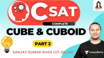 CSAT: Cube and Cuboid | Part 2 | UPSC CSE Prelims 2021 | Sanjay Kumar Shah