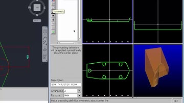 How to define Compartments and Tanks in NAPA 2009 - Napa tutorial