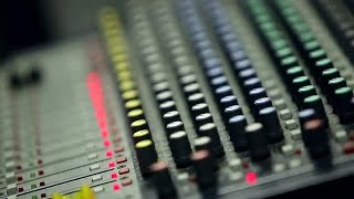 Audio Mixing Console Stock Video