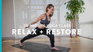 Relax + Restore - 38-Minute Rejuvenating Yoga Class