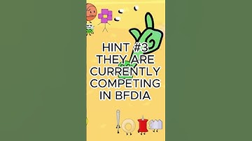 Can you guess the BFDI Character? #bfdi #bfb #tpot #osc #bfdia #canyouguessthe #trivia
