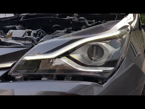 Ремонт ДХО, LED подсветки фар Toyota Yaris