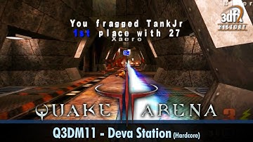 3dfx Voodoo 5 6000 AGP - Quake III Arena - Deathmatch - Q3DM11 - Deva Station (Standard vs. 8xFSAA)