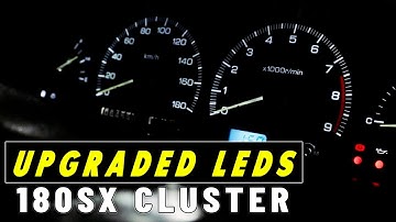 IS IT HARD TO REPLACE 180SX CLUSTER LEDS? FULL WALKTHROUGH