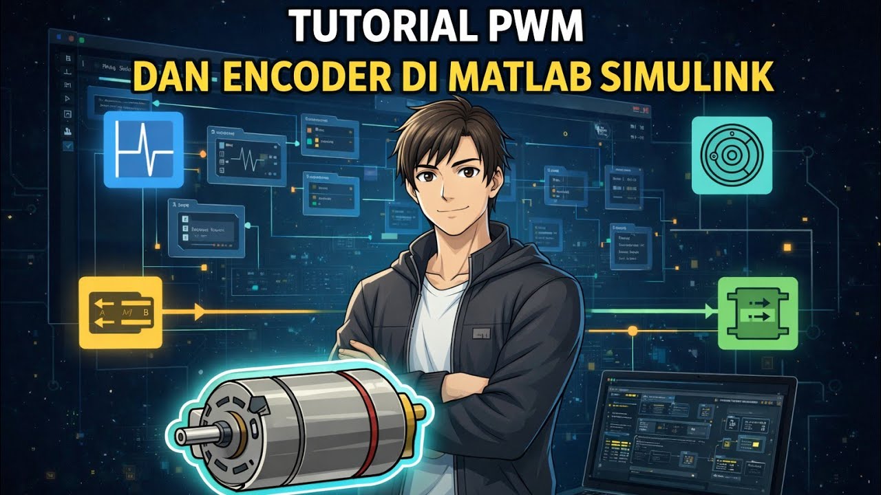 TUTORIAL PWM DAN ENCODER DI SIMULINK MATLAB - YouTube